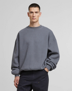 Lade das Bild in den Galerie-Viewer, Oversized Crew Neck Grey Stone
