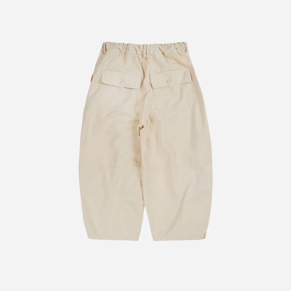 Twill Balloon Pants Ivory