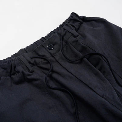 Twill Balloon Pants Navy