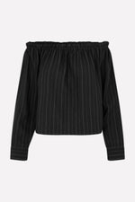 Lade das Bild in den Galerie-Viewer, Enharriet LS Top Black Pinstripe
