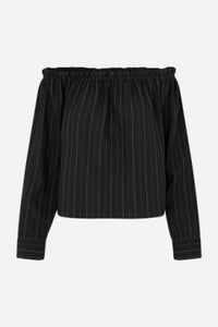 Enharriet LS Top Black Pinstripe