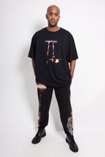 Lade das Bild in den Galerie-Viewer, Tie Dye Pants Black
