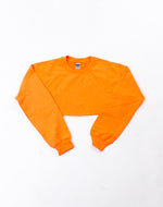 Lade das Bild in den Galerie-Viewer, Crewneck Sweat Cropped Safety Orange
