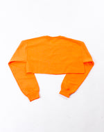 Lade das Bild in den Galerie-Viewer, Crewneck Sweat Cropped Safety Orange
