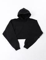 Lade das Bild in den Galerie-Viewer, Heavy Hoody Cropped Black
