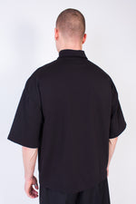 Lade das Bild in den Galerie-Viewer, Mock Neck Tee Black Größe: one-size Farbe: black
