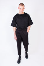 Lade das Bild in den Galerie-Viewer, New Cropped Easy Pants Black
