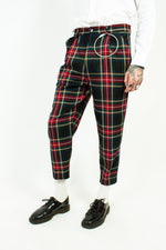 Lade das Bild in den Galerie-Viewer, Check Pants Black/White/Red
