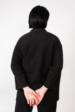 Lade das Bild in den Galerie-Viewer, Black Sweat Kimono
